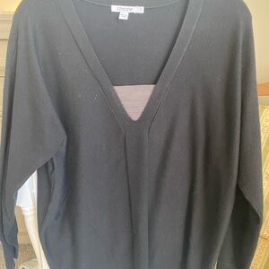 Chico's Elegant Black V-Neck Sweater for Women